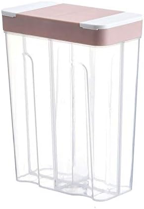 Food Kitchen Organizer Box Plastic Container Refrigerator Sealed Crisper Grains Lids Transparent PP Storage