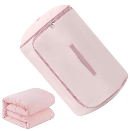 Bolsa de almacenamiento de edredón, organizador de compresión de gran capacidad que ahorra espacio, organizador de compresión ultra ahorro de espacio, para edredón, manta, almohada, ropa de cama, ropa