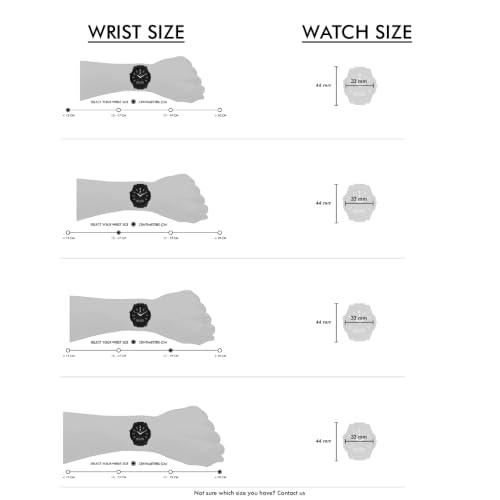 Image of Sylvi Blade Dual Time Analog Digital Silicone Strap Watch for Men