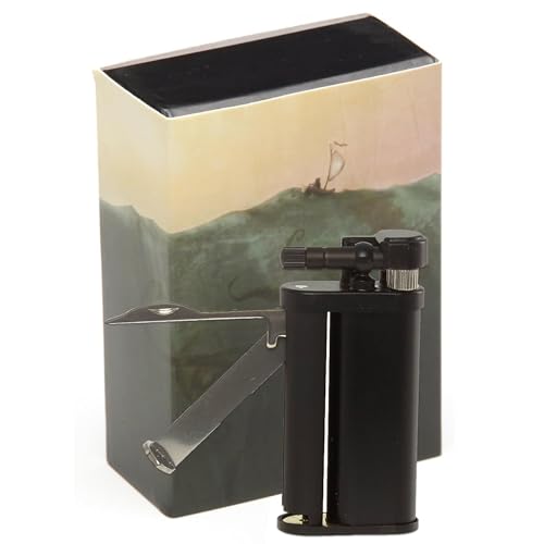 Encendedor Kiribi Tomo negro mate con herramientas integradas miniatura 4