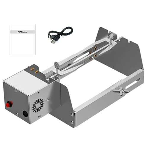 VIFERR Barbacoa Giratoria Automática Tenedor de Pollo Tipo C Puerto de Carga Pincho para Grill Barbacoas Barbacoa, Pollo Asado