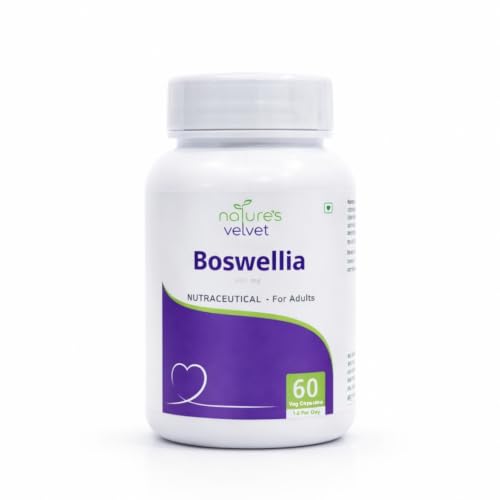 Boswellia Serrata: A Comprehensive Product Review 4 Natures velvet lifecare boswellia serrata pure extract 500 mg, 60 veggie capsules - pack of 1