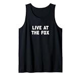Retro distressed Live At The Fox classic rock design Tank Top
