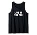 Retro distressed Live At The Fox classic rock design Tank Top