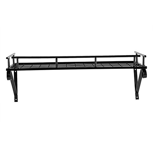 Aynefy Pannenhouder voor wandmontage, houder voor potten van metaal, aan de muur bevestigd, met 10 haken, organizer voor… - Image 7