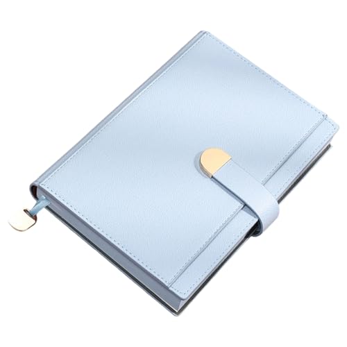 Hardcover PU Leather Notebook 300 Pages Lined Button Closure Portable Journal for Writing Note Taking 145x212mm Professional Bus