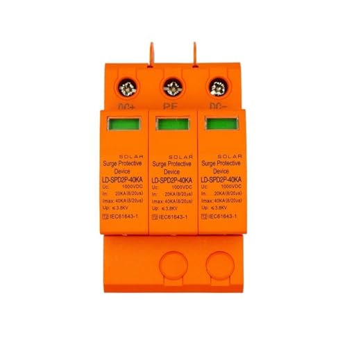 SPD 500V PV parasurtenseur continu pour panneau solaire et éolienne 2P