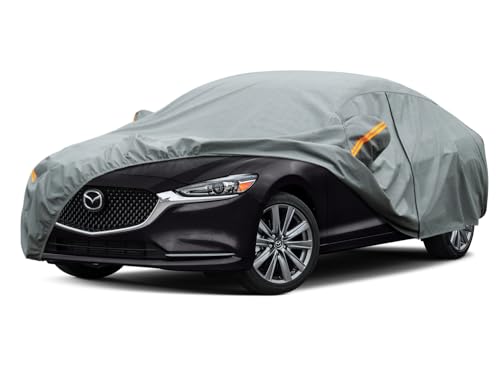 Image of Kayme Heavy Duty Car Cover Custom Fit Mazda 6 (2002-2025) Waterproof All Weather for Automobiles, Full Exterior Covers Sun Rain UV Protection.（Deliver About 3-10 Days）