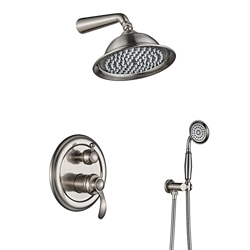 Système de douche mitigeur pluie salle de bain ensemble robinet de douche mural