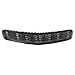 TRQ Front Upper Grille Black Compatible with 2007-2010 Mercedes-Benz S550 S600 S65 AMG MB1200136