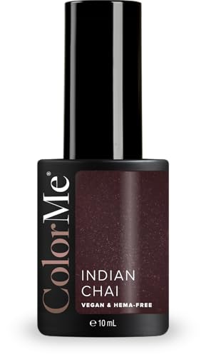 Image of ColorMe Indian Chai Brown Gelpolish, semi-permanent, 10 ml, UV/LED, without HEMA and 100% vegan, long-lasting, intense shine and professional finish