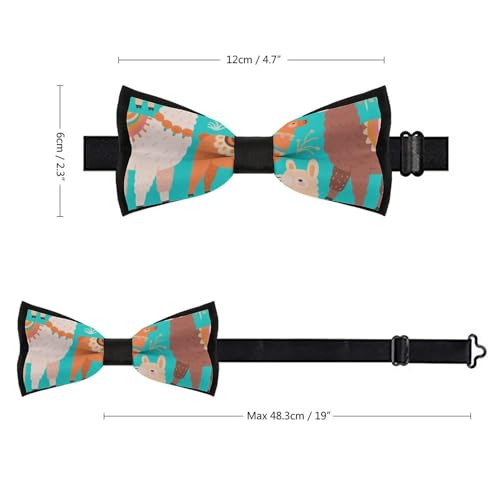 Men's Fashion Bow Tie - Adjustable Neck Band for Parties & Formal Events2
