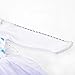 JerrisApparel Girl Princess Costume Snow Party Dress Halloween Cosplay Dress up (4T, White with Accessories)