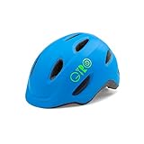 Giro Kinder Scamp Fahrradhelm , Matte Blue/Lime , Small (Herstellergröße : 49-53 cm)