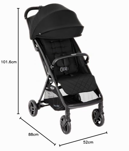 Miniatura 8 de Graco - Myavo Silla De Paseo Ligera Y De Plegado Rápido, Desde El Nacimiento Hasta Los 4 Años Aprox. 22 Kg , Con Cubierta Para La Lluvia, Color Midnight