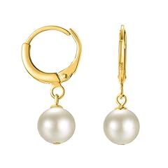 Pearl Hoop Earrings