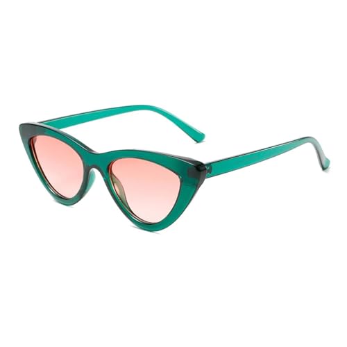 Lunettes de soleil œil de chat rose et bleu pour femme style rétro léopard avec filtres UV400