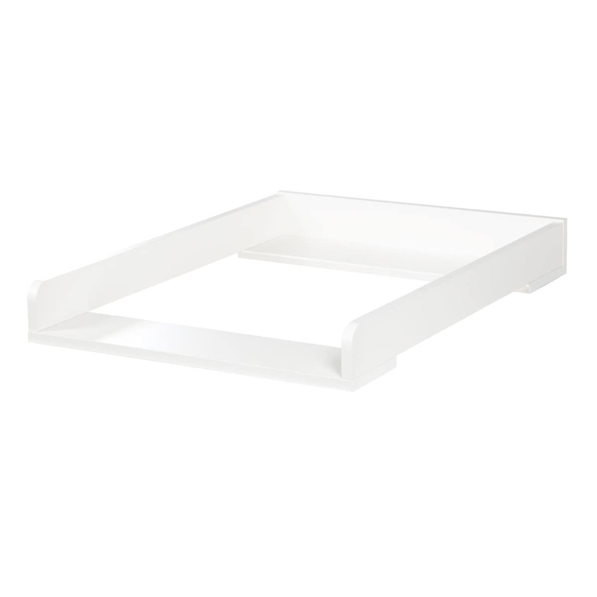 Mon Mobilier Design Dalia Ensemble Commode à Langer + lit bébé évolutif Blanc 120X60 + tiroir