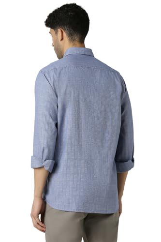 Image of Van Heusen Men's Cotton Solid Slim Fit Shirt