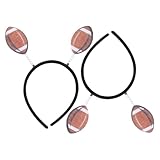 KOMBIUDA 2st Rugby-stirnband Sport-haarreifen Neuheit Stirnband Stirnbänder Für Sportwettkämpfe Süße Haarbänder Süße Stirnbänder Sport-stirnbänder Haarschmuck Für Damen Filz Brown