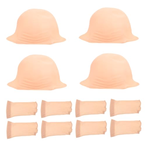Bonnet chauve latex Healvian résout le problème de masquage des cheveux de déguisement