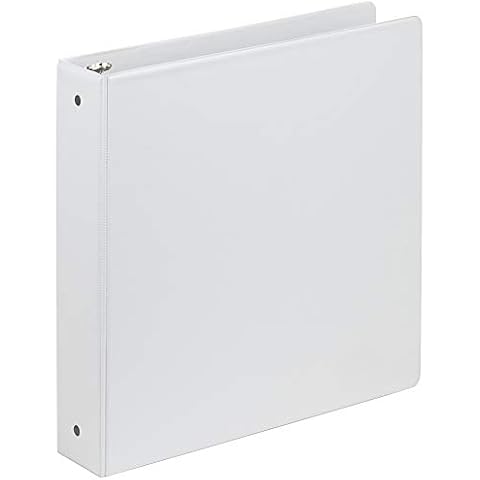 Samsill 2 Inch Value Document Storage 3 Ring Binder , Round Ring, 11 x 8.5 Inches, White (11607) Cover