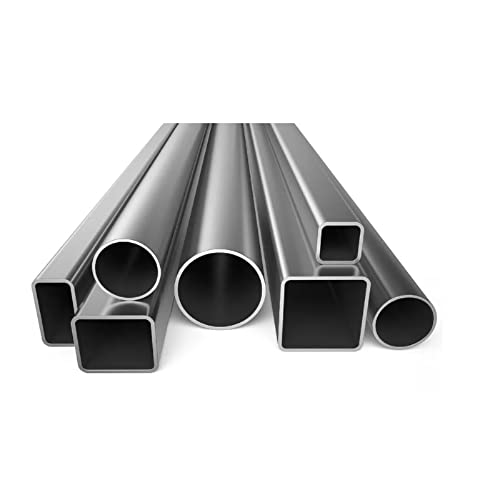 Stainless Steel Square Tubing Tube 25mm x 25mm x 1.5mm x 920mm, 1" x 1" x 3/50" x 36.22" Long, 2 Pack 304 SS Square Tubings 1.5mm Thickness Polished Finished from Bopaodao