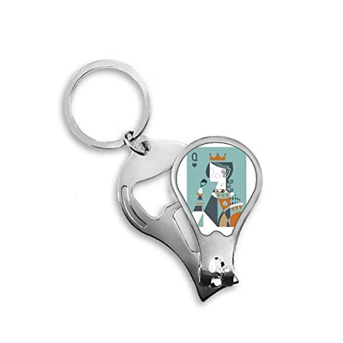 Coupe-ongles de voyage cartes à jouer Q idéal pour votre sac
