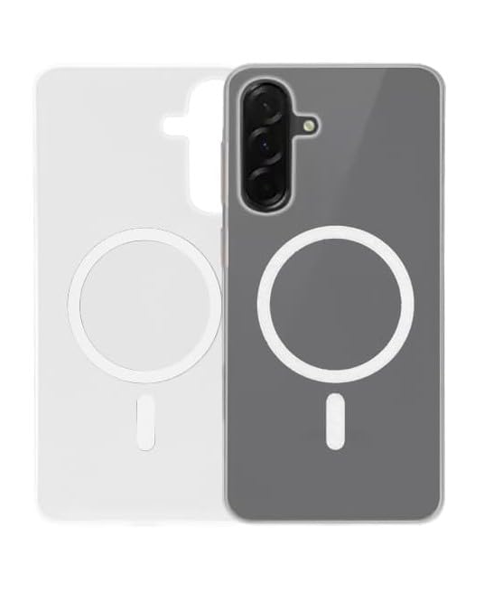 Image of amazon basics Luxury Paper Thin Case Cover for Samsung Galaxy A36 5G | Matte Finish | Compatible with magsafe | (White, Samsung Galaxy A36 5G)