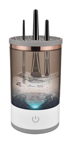 limpador pincel maquiagem - Máquina de limpeza de pincéis de maquiagem – Limpador automático de pincéis de cosméticos, limpador e secador de pincéis de maquiagem elétrico - LIMPADOR DE PINCEL - A QUERIDINHA DO TIKTOK