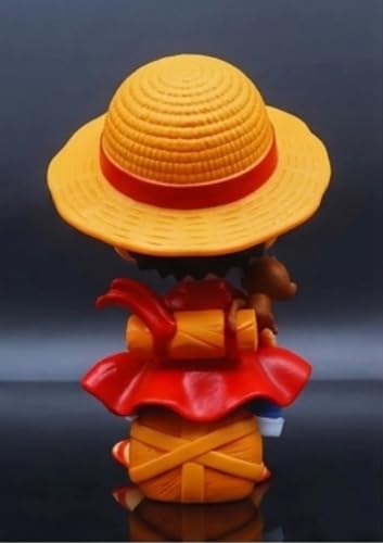 Image of Premium Action Figures Collectible for Office Desk, Study Table, Car Dashboard, Decoration for Anime Lovers, Fans, Kids, Collectors (Luffy Laughing 12cm)