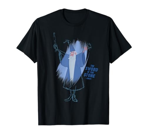 Disney Ink and Paint Merlin from The Sword in the Stone 1963 T-Shirt