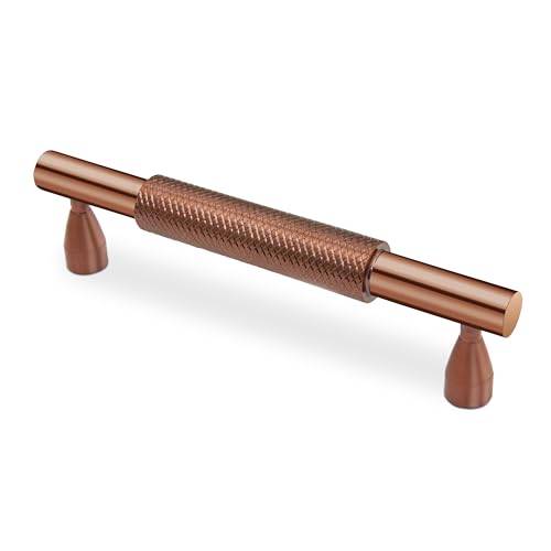 Image of Plantex Cabinet Handle /96mm Handle for Cabinet /Wardrobe /Kitchen Handle /Door Pull-Push Handle for Home /Office - Pack of 1 (Rose Gold)