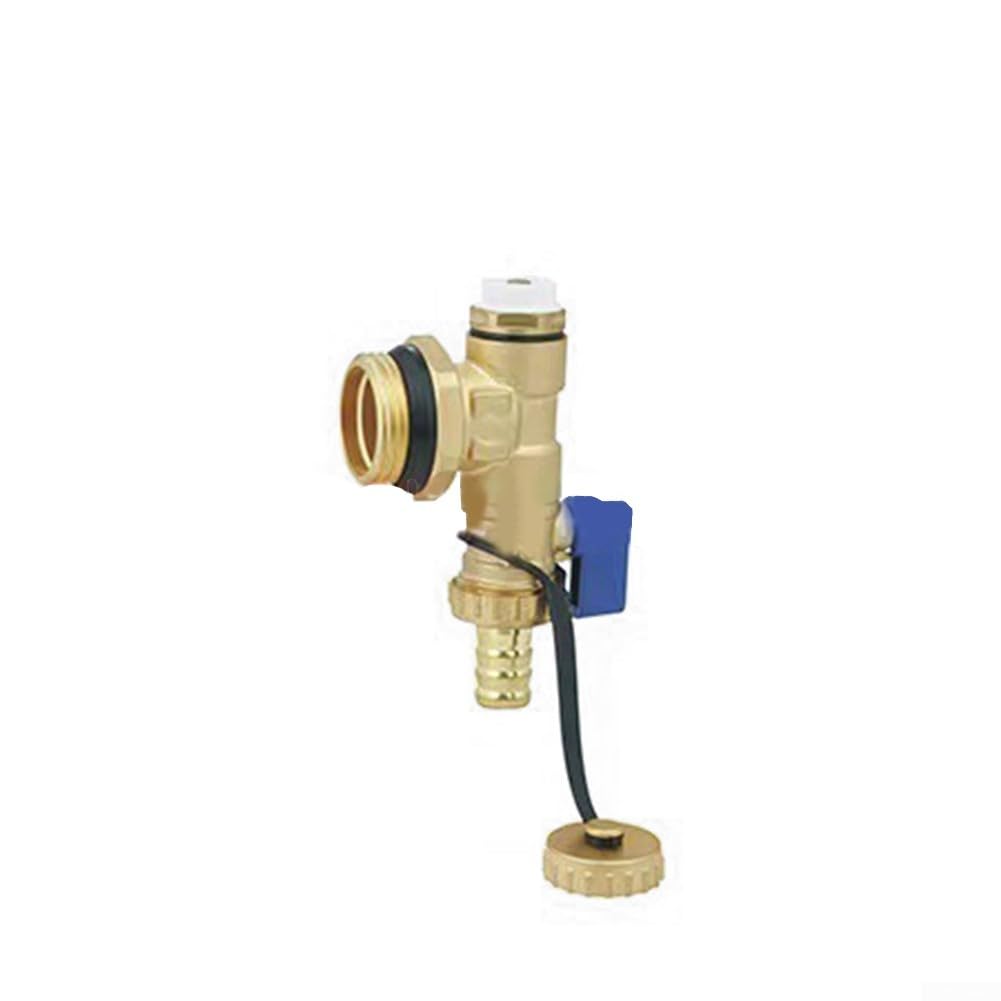 Colector de calefacción por suelo radiante, salida de aire, divisor de latón, válvula de ventilación automática para sistema de calefacción por suelo radiante de agua (3/4 pulgadas)