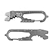 Nite Ize DoohicKey Plus Key Tool - Stainless Steel Carabiner 8-in-1 Multi Tool - Pocket Gadget with Screwdrivers, Bottle Opener, Ruler, Wrench, Bottle Opener & More - 3 Count (3 Pack)