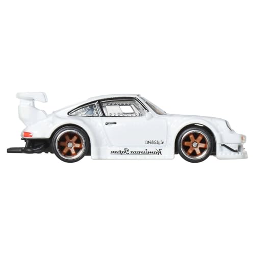 Hot Wheels Premium RWB Porsche 930 Car Culture Silhouettes Series, White, 5/5, Die-Cast Metal Model