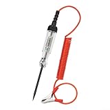 Jotekonoby 12 V Kfz-Spannungsprüfer mit Digitalanzeige – 6 V bis 24 V Kfz-Elektro-Testleuchte für Sicherung und Verkabelungsdiagnose, LED-Beleuchtung, ABS + Metall