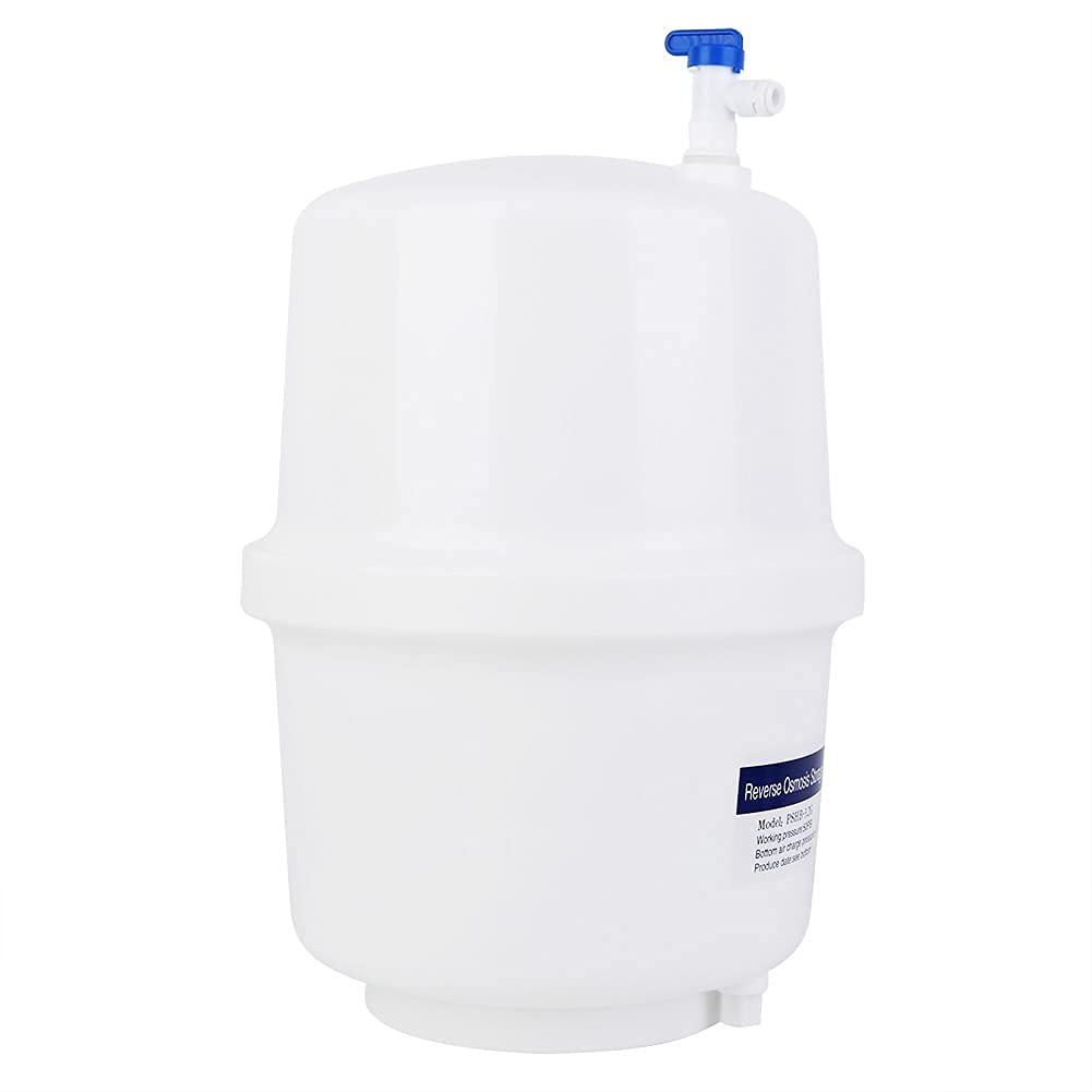 Ejoyous Tanque de Almacenamiento de Agua a Presión, Tanque de Almacenamiento de Agua de 3,2 Galones Tanque de Agua a Presión con Válvula de Bola de Filtración de Agua Tanque de