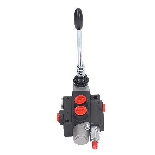 Vanne de Commande Hydraulique Vanne Hydraulique à 1 Tiroir Vanne de Contrôle de Débit Hydraulique à Double Effet Vanne de Commande Directionnelle...