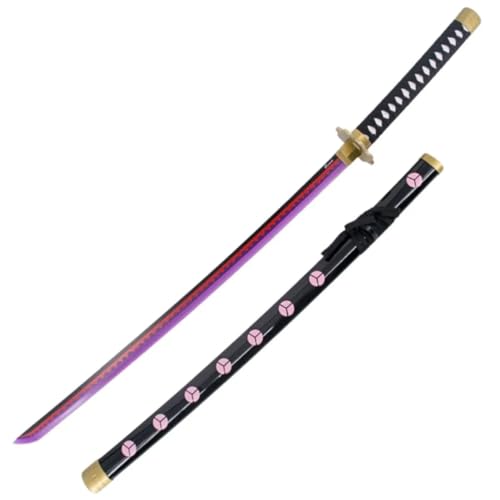 AMONT Katana Decorativa LED Sushui de Zoro, 105 cm, Multicolor, Espada Coleccionable para Exhibición