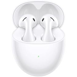 Audífonos Inalámbricos Huawei Freebuds 4I Huawei FreeBuds 5 Auriculares Inalámbricos, Bluetooth 5.2, iOS & Android, con Certificado de Óptima Resolución, Diseño Open-Fit, Doble Conexión, 30 Horas de Duración de La Batería, IP54, Blanco
