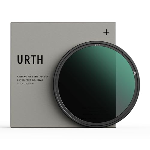 Urth 77mm ND8 (3 Stop) Lens Filter (Plus+) — 20-Layer Nano-Coated, Ultra-Slim Neutral Density Camera Lens Exposure Filter
