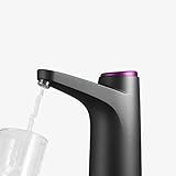 Salud y seguridad === La bomba de botella eléctrica hecha de plástico ABS no tóxico de alta calidad, ecológica y segura. Manguera transparente hecha de silicona de grado alimenticio, no tóxica o sin olor, resistente al frío, resistencia a altas temperaturas.