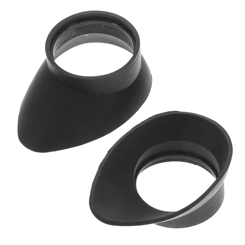 BESPORTBLE Protectores de Goma para Ocular de Telescopio y Microscopio, 2 Piezas, 29-33 Mm, Compatibles Prismáticos y Telescopios de Observación de Aves, Accesorios Duraderos y Cómodos