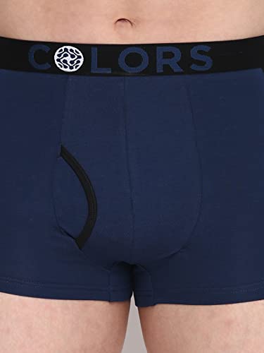 Image of RUPA FRONTLINE Colors Men's Front Open Athlefit Mini Trunks | Soft-Touch Cotton Stretch | Snug Fit | Breathable Fabric | Supporter Brief | Pack of 1