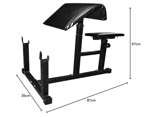 Image of Benches for Home Gym Exercise and Workout Equipment Fitness Kit (Adjustable Preacher Curl Bench)