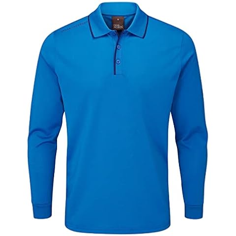 Oscar Jacobson Mens Sheldon Polo Shirt - Royal Blue - M Cover
