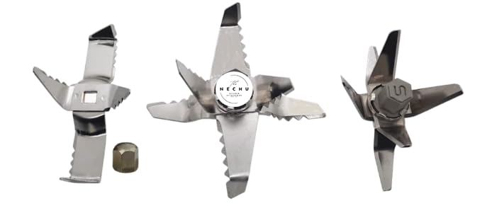 NECHU Chutney+Dry+Wet" jar blades Mixer Blender Blade set