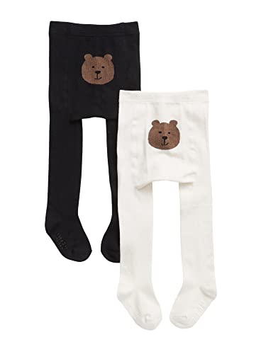 Image of GAP baby-girls 2-pack Basic Tights