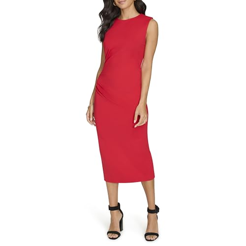 Image of Calvin Klein Women's Midi Sleeveless Dress